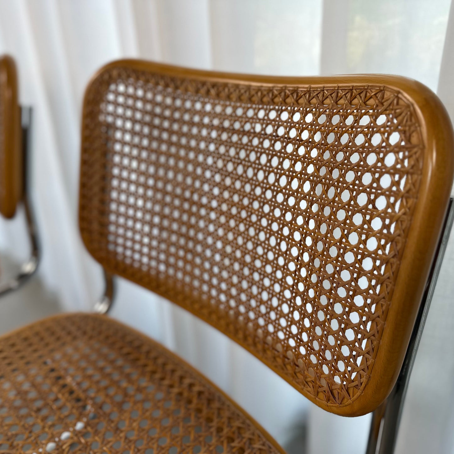 Set of 6 Cesca Chairs by Marcel Breuer for Gavina, 1960s