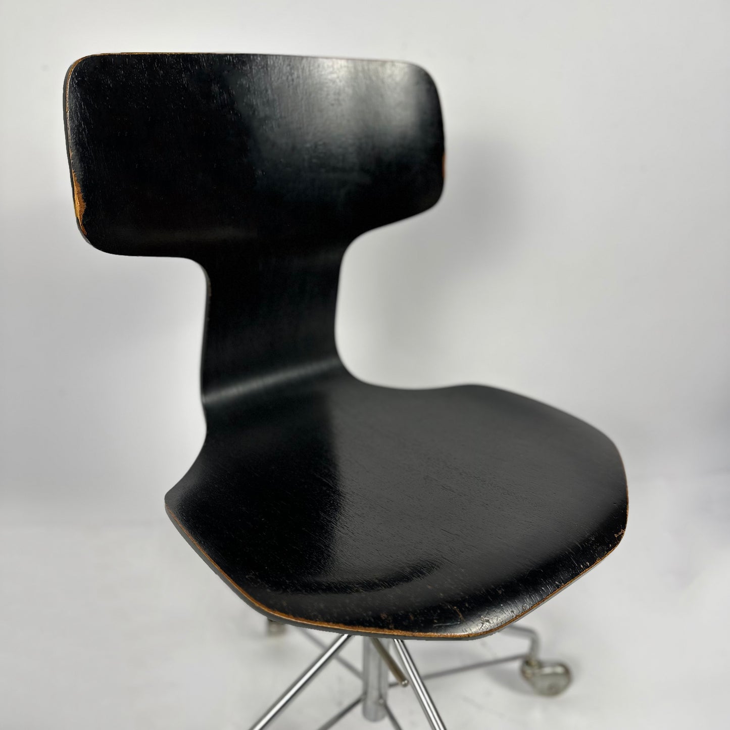 Vintage Model 3113 Swivel Office Chair from 1969 by Arne Jacobsen for Fritz Hansen