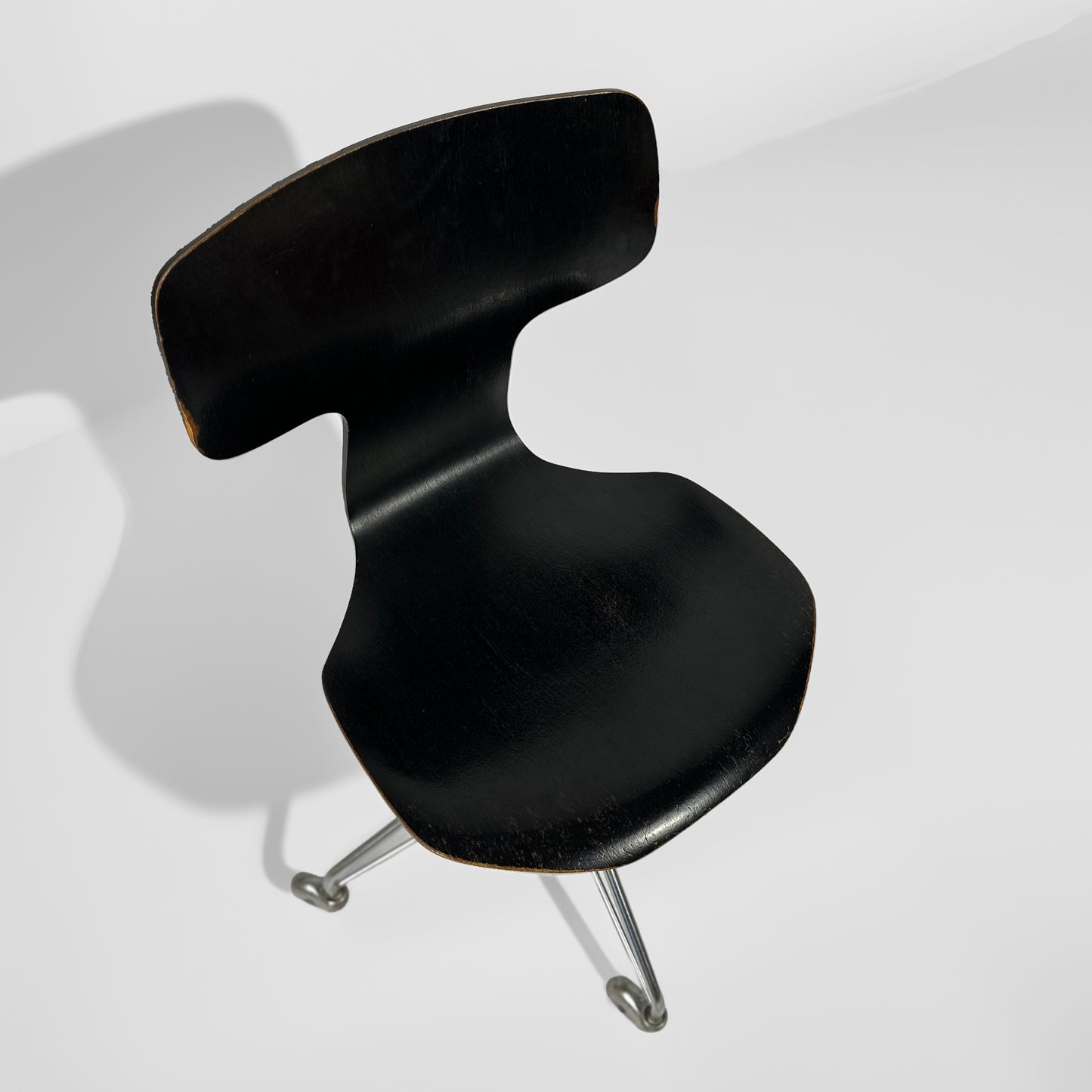Vintage Model 3113 Swivel Office Chair from 1969 by Arne Jacobsen for Fritz Hansen