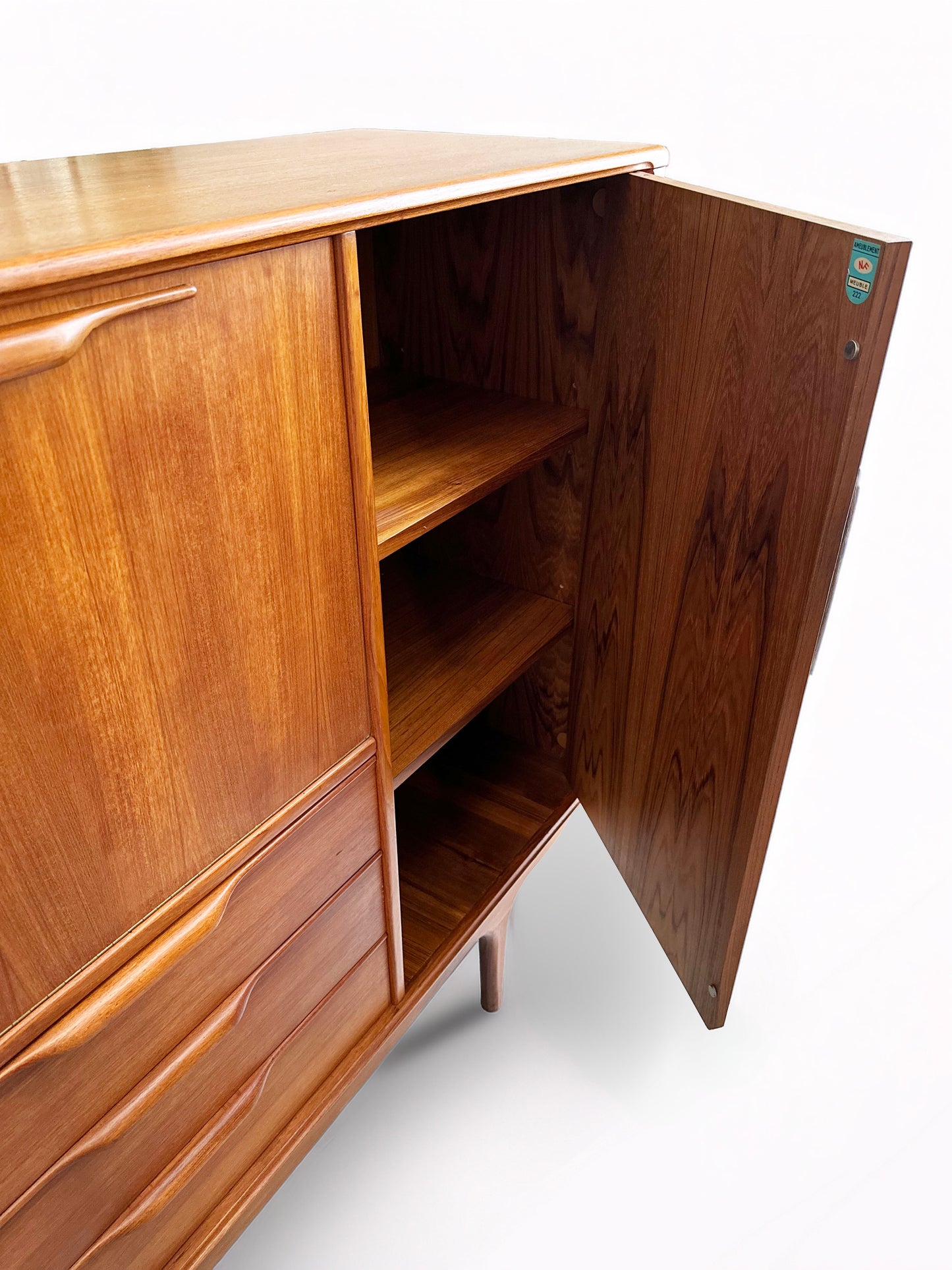 1960s mid-century teak highboard