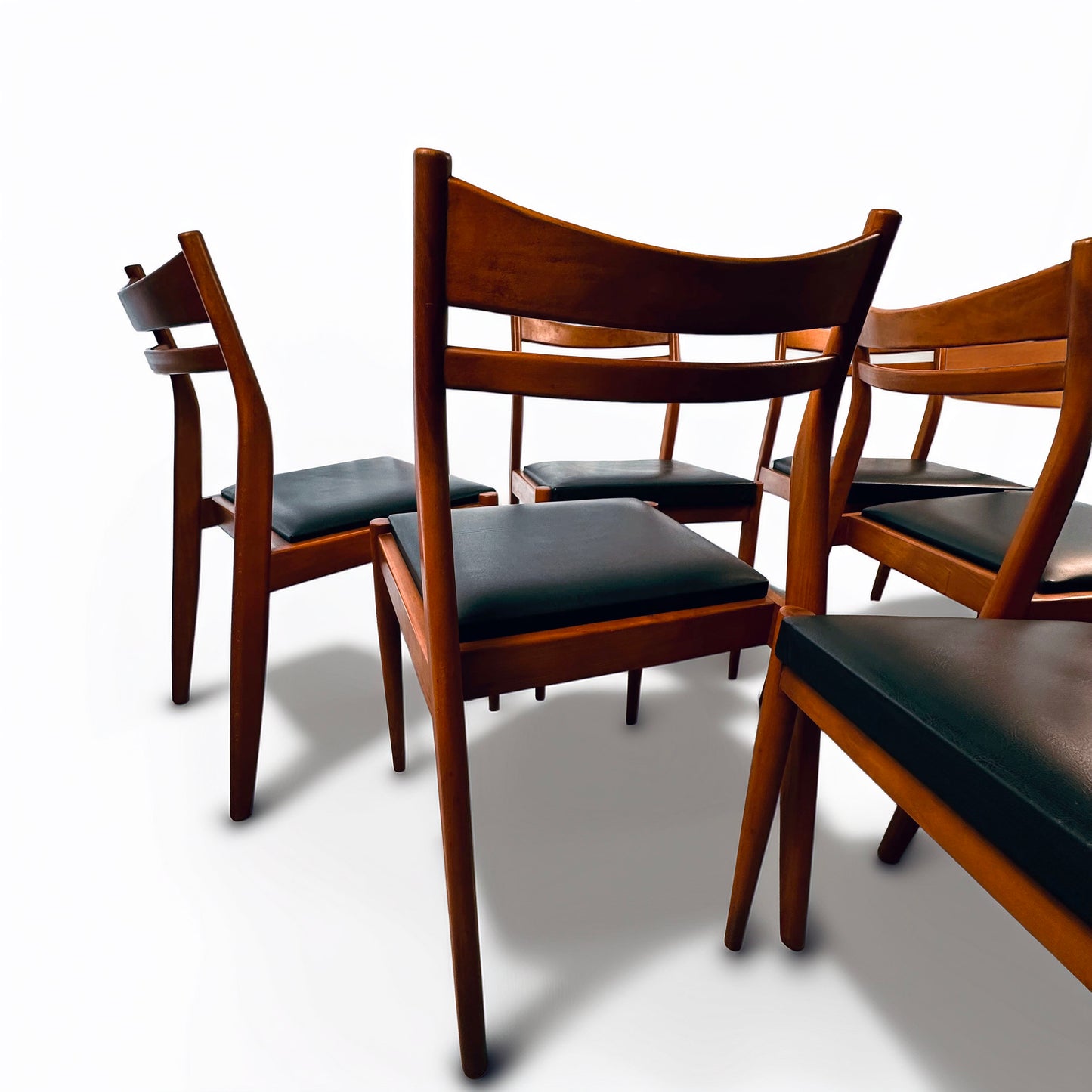 Set of 6 Mid-Century Dining Chairs in the Style of Johannes Andersen – 1960s