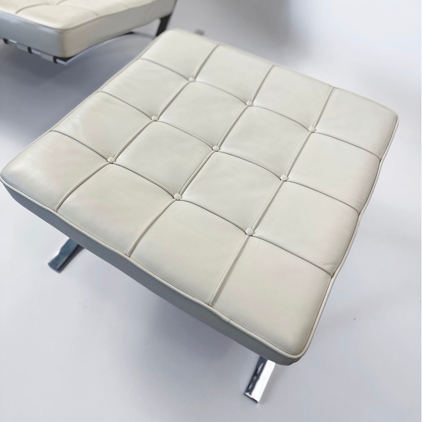 Original Knoll Barcelona Chair & Ottoman — Mies van der Rohe