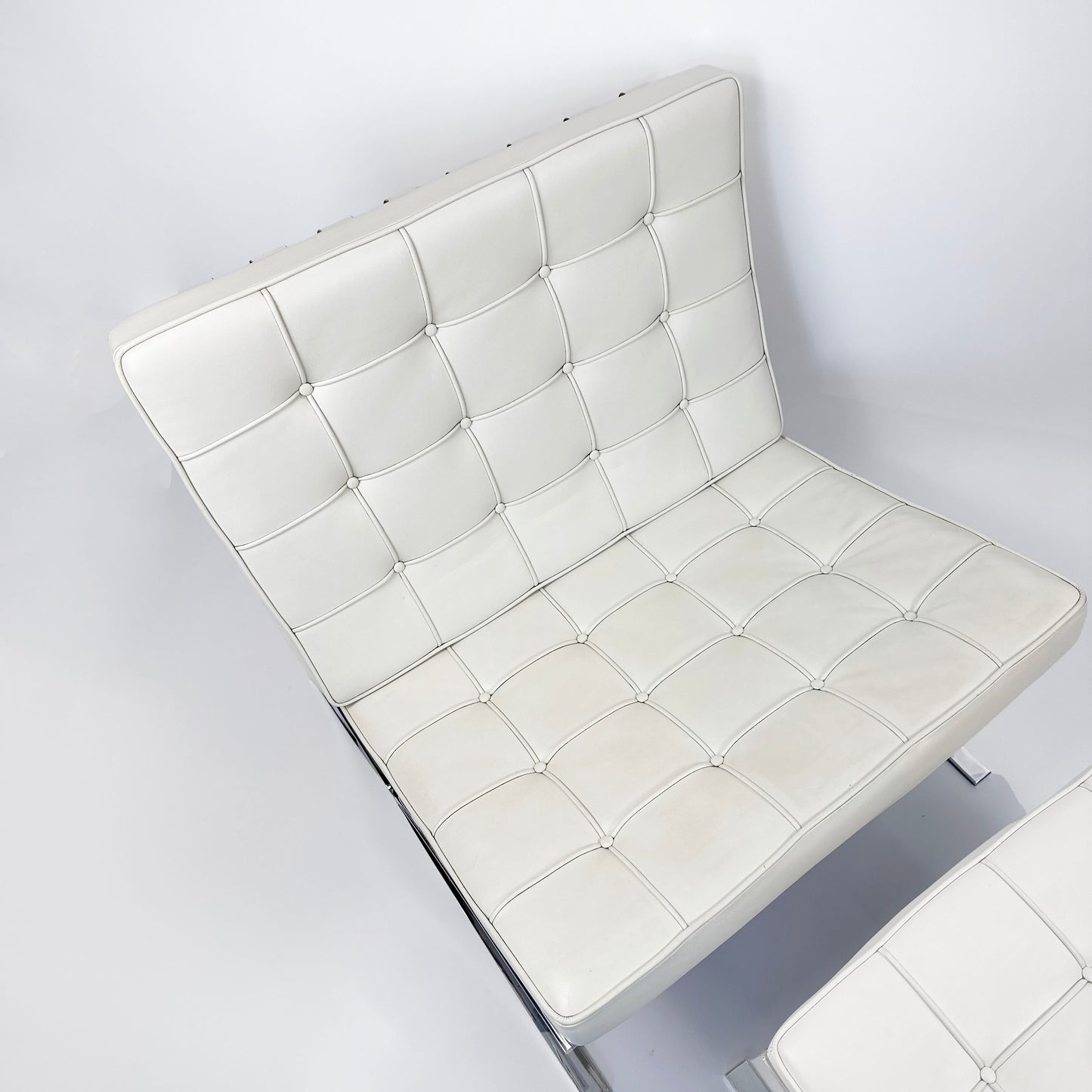 Original Knoll Barcelona Chair & Ottoman — Mies van der Rohe