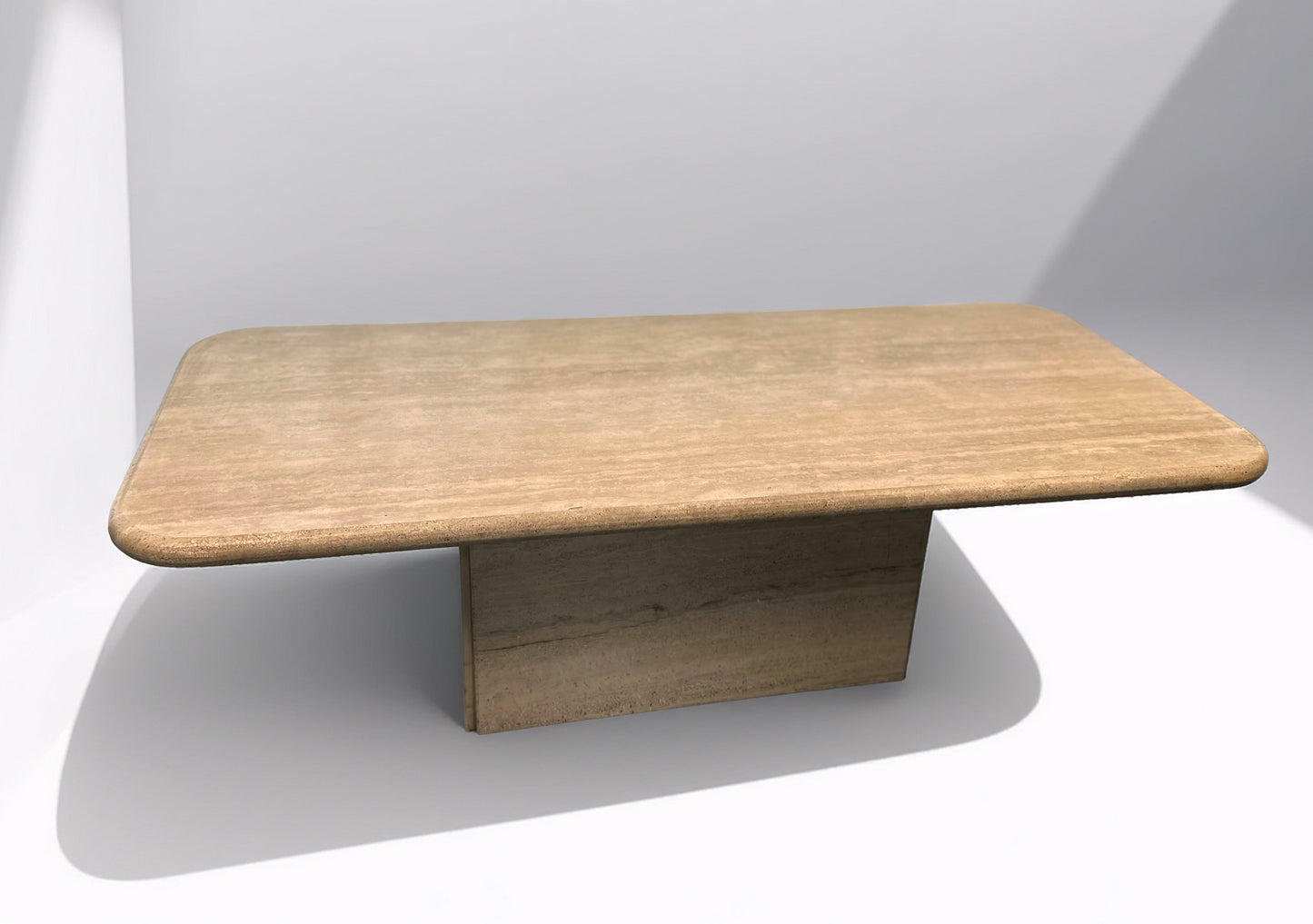 Vintage travertine coffee table