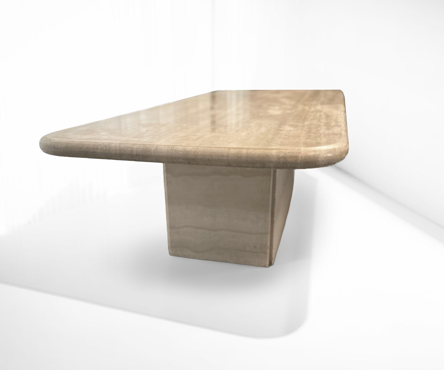 Vintage travertine coffee table