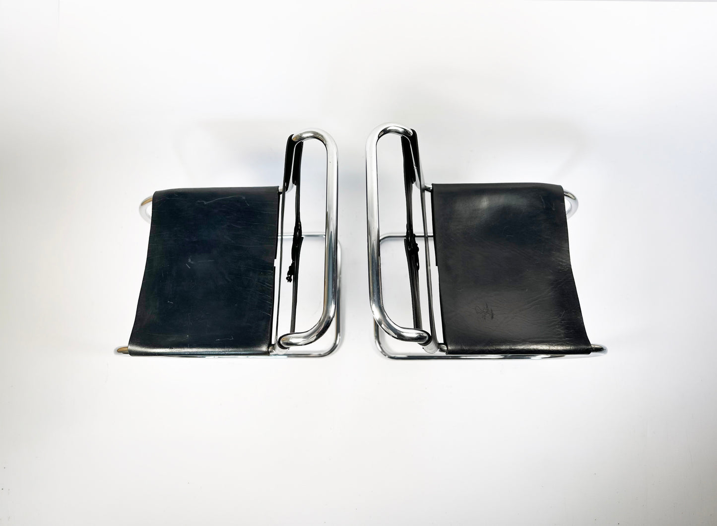 Pair of MR10 Lounge Chairs — Ludwig Mies van der Rohe, attr. Knoll, c. 1970s