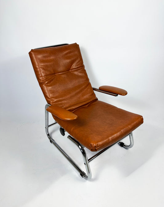 1970s Chrome Recliner — Mint condition, pure 70s cool