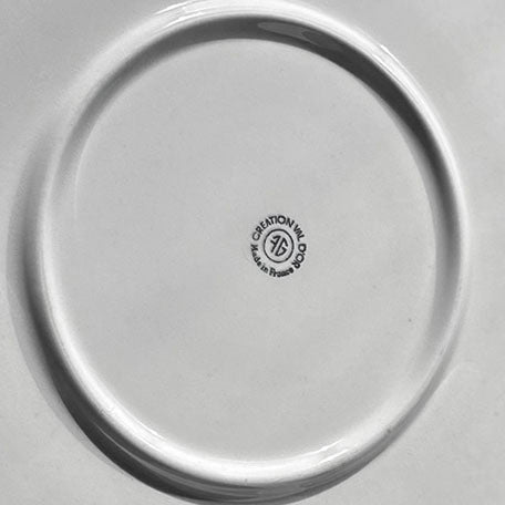 Porcelain Cake Plate In Gien Pottery 'Val D'Or'