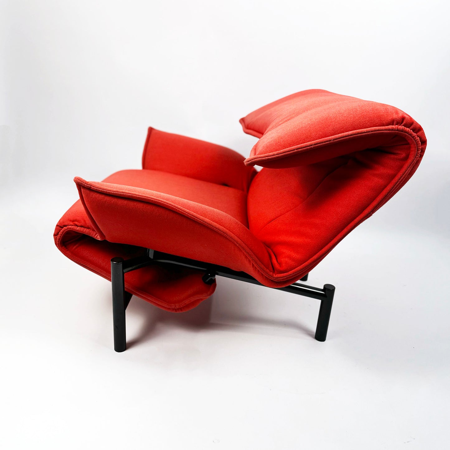 Vintage Red Veranda Chair by Vico Magistretti