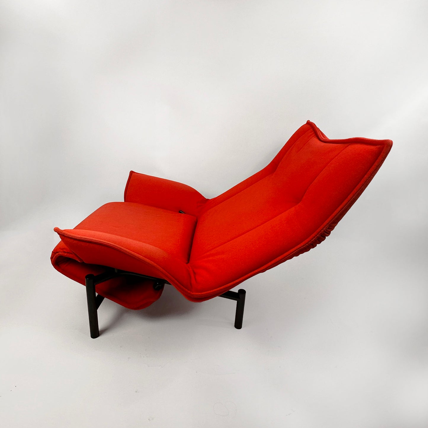 Vintage Red Veranda Chair by Vico Magistretti