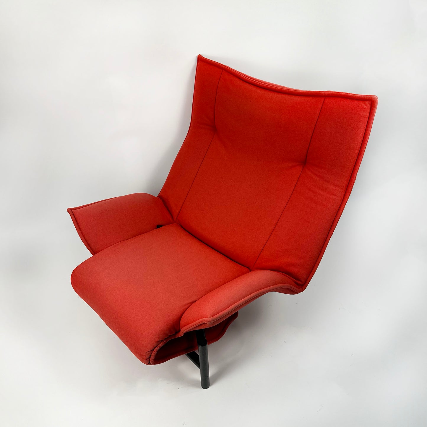 Vintage Red Veranda Chair by Vico Magistretti