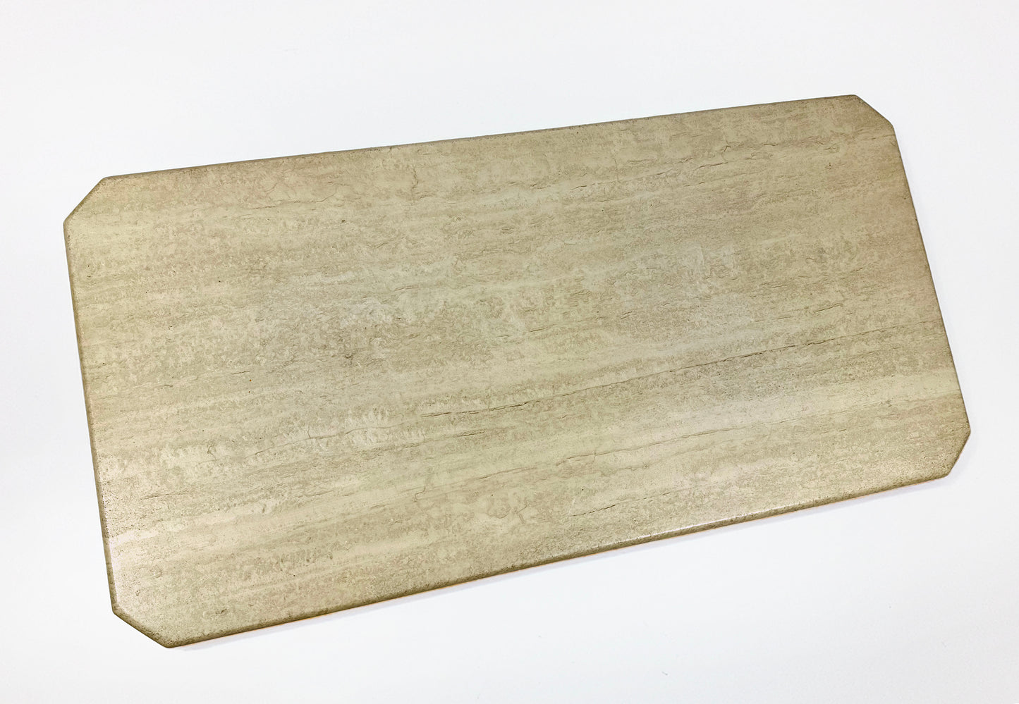 Vintage 1970s travertin coffee table